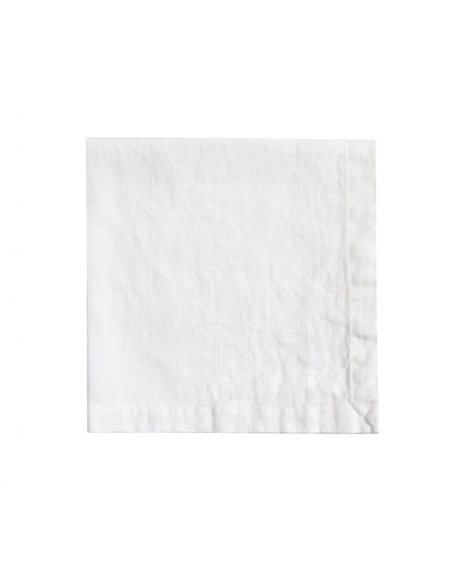 Tovagliolo in Lino Bianco 45x45cm Simple Day