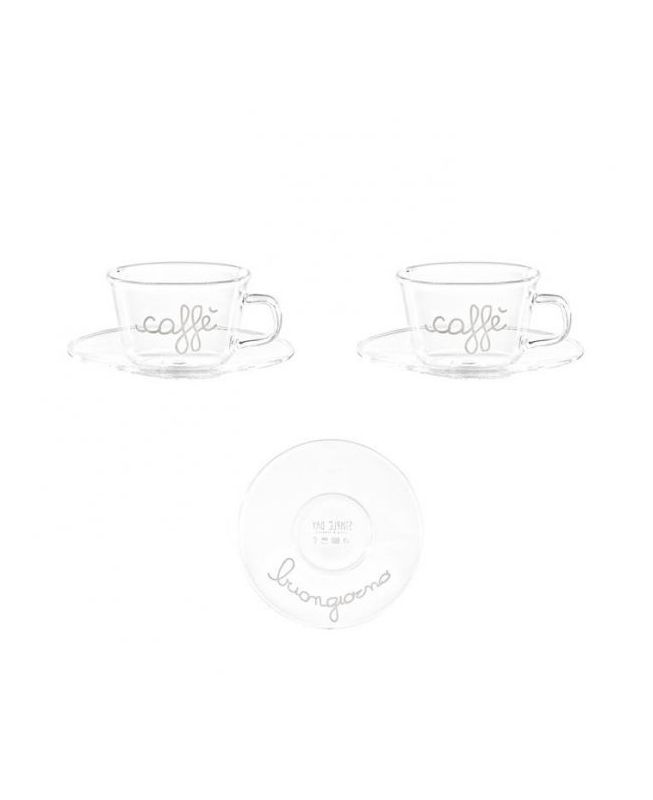 Set 2 Tazze con piattino Caffè - Simple Day