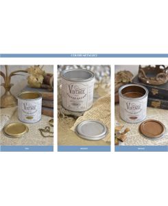 vintage paint metallic effect