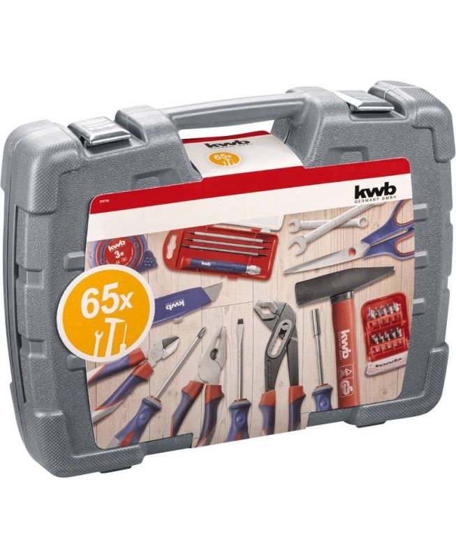 Valigetta porta attrezzi completa 65pz - KWB