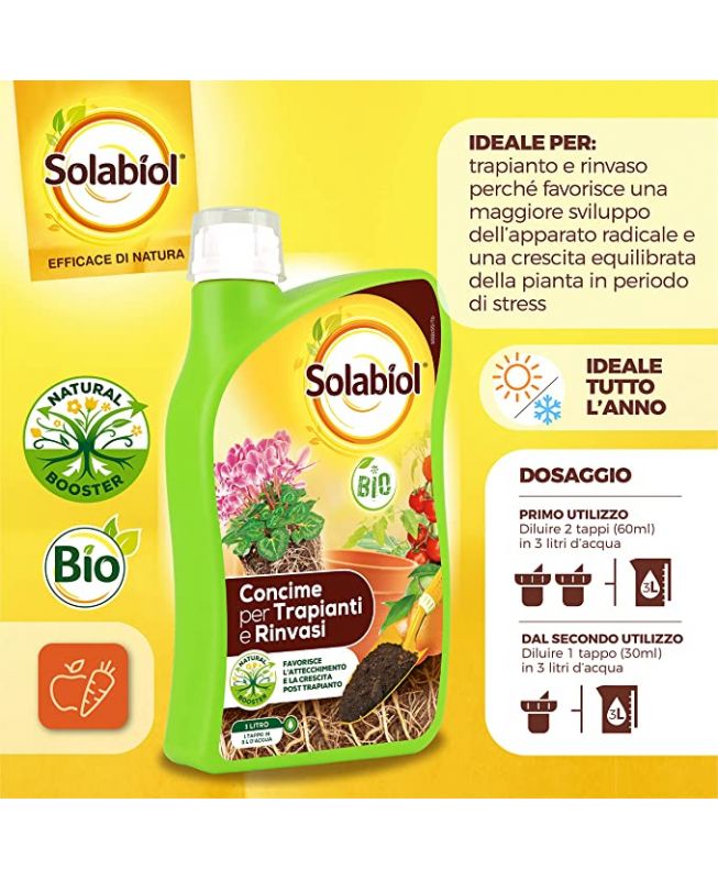 Concime per trapianti e rinvaso - Solabiol