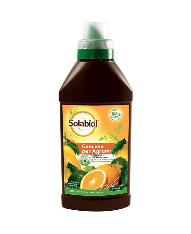 Concime liquido per agrumi 500ml - Solabiol