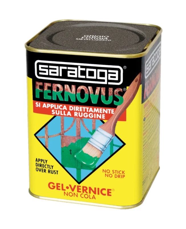 Fernovus Vernice Gel - Grigio Forgia Metallizzato 750ml