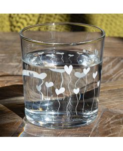 Set 6 Bicchieri acqua giardino cuori - Simple Day
