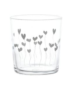 Set 6 Bicchieri acqua giardino cuori - Simple Day