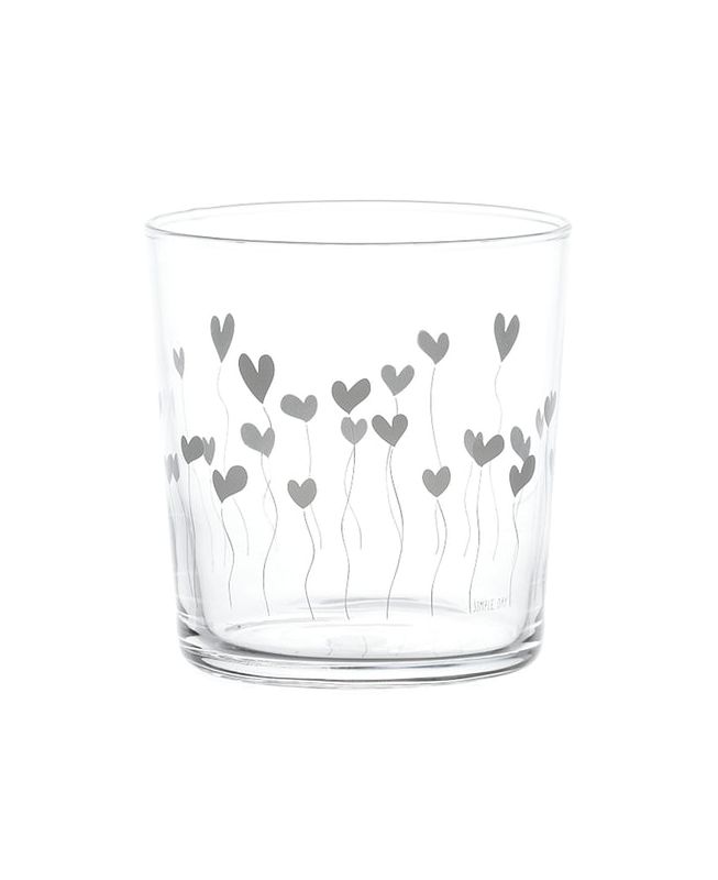 Set 6 Bicchieri acqua giardino cuori - Simple Day