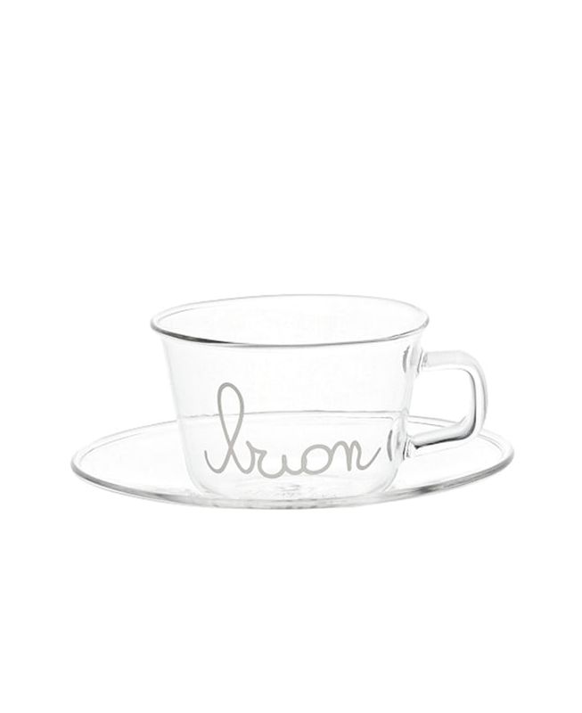 Set 2 tazze e piattino buon caffè - Simple Day