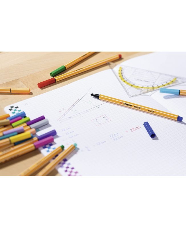 Fineliner - STABILO point 88 in Astuccio 20pz