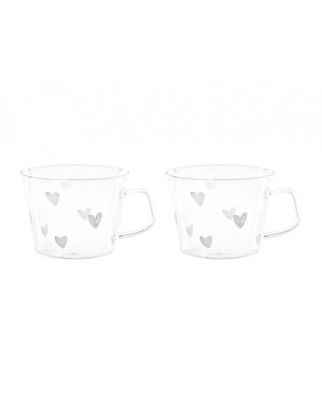 Set 2 tazze "tappezzeria cuori" - Simple Day