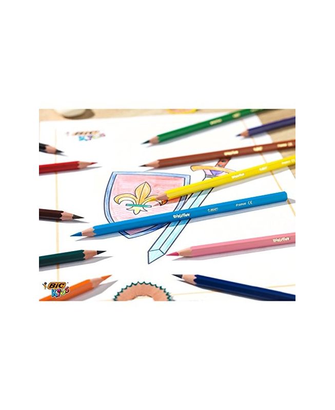 Bic Kids - Matite colorate Tropicolors Confezione da 12
