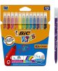 Bic Kids - Pennarelli colorati Confezione da 10+2