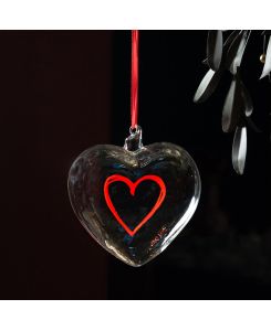 Cuore Rosso Graffiti 15 cm...