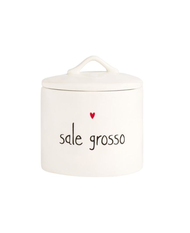 Barattolo in gres Sale grosso cuore - Simple Day