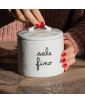 Barattolo in gres Sale fino cuore - Simple Day