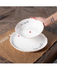 Set 2 Piatti Fondi "Buon...