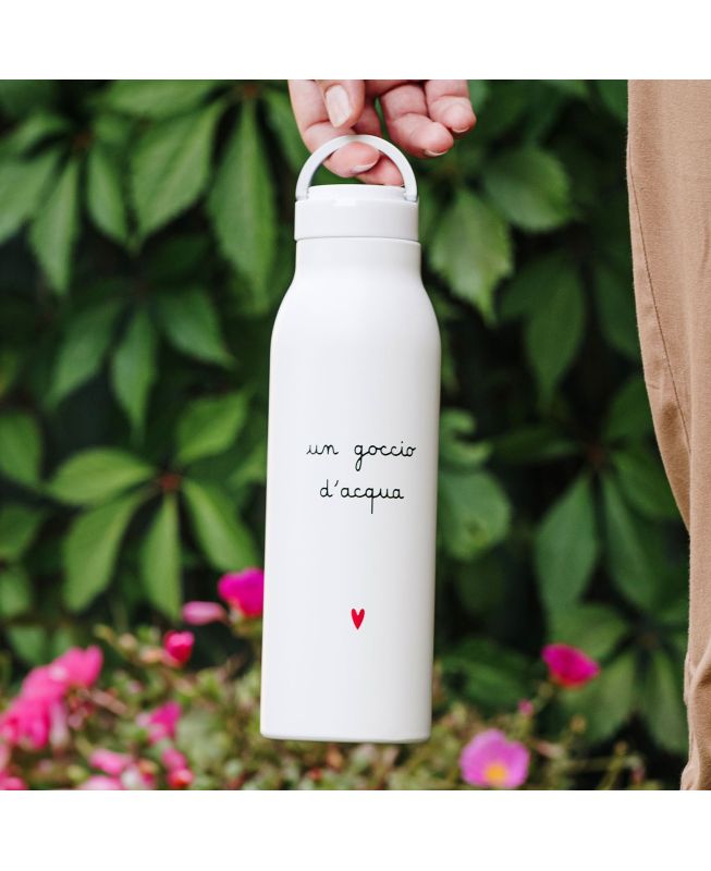Borraccia Termica Un Goccio D'Acqua Cuore - Simple Day