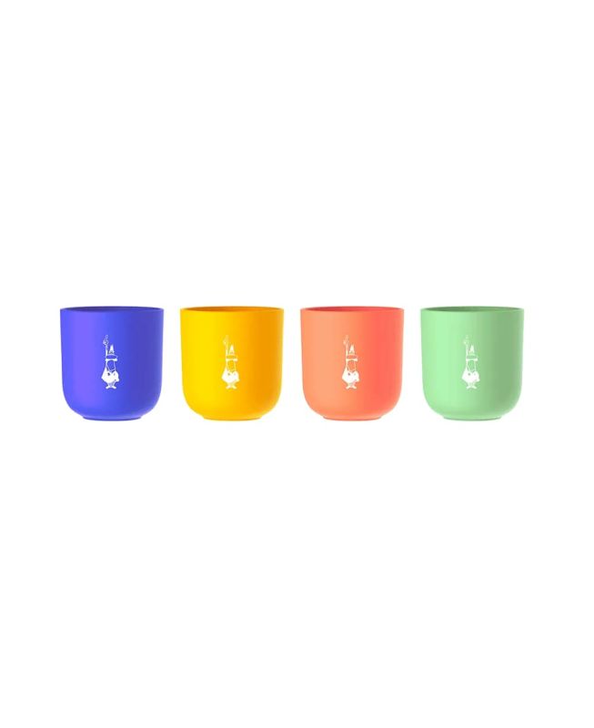 Set 4 Bicchierini Caffè Multicolor - Bialetti