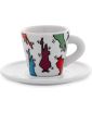 Espresso Arte, Set 4 Tazzine Moka con piattino - Bialetti