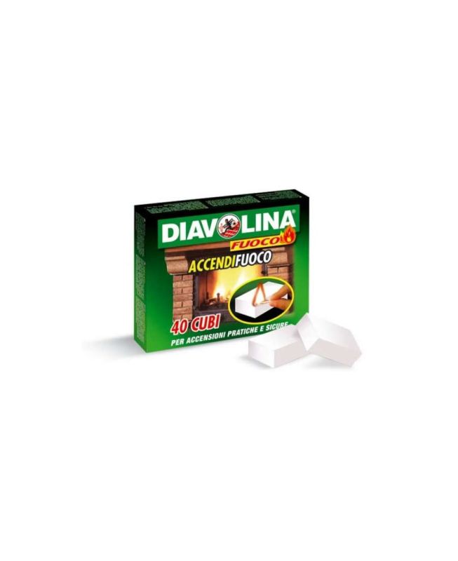 Accendifuoco 40 cubi - Diavolina