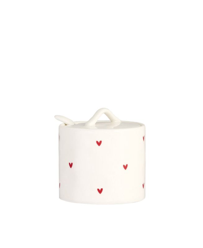 Zuccheriera Tappezzeria cuori - Simple Day