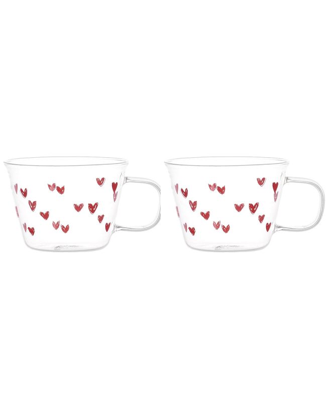 Set 2 tazze colazione Cuori - Simple Day