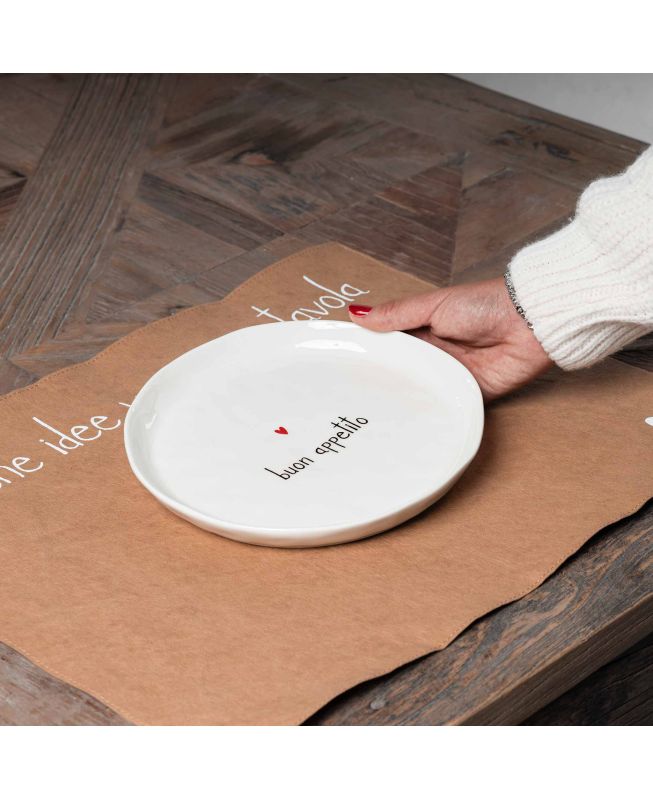 Set 2 Piatti da dessert Buon appetito - Simple Day