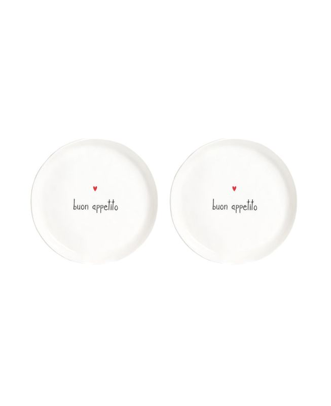 Set 2 Piatti da dessert Buon appetito - Simple Day