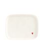 Piatto rettangolare Cuore rosso - Simple Day