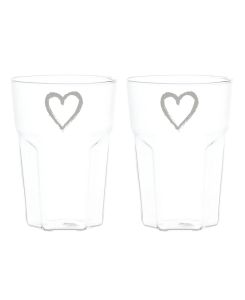 Set 2 bicchieri cuori - Simple Day
