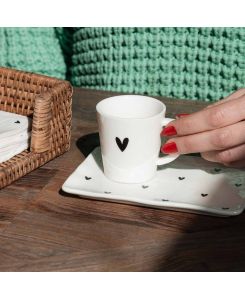 Set 2 tazzine espresso Cuore piccolo - Simple Day