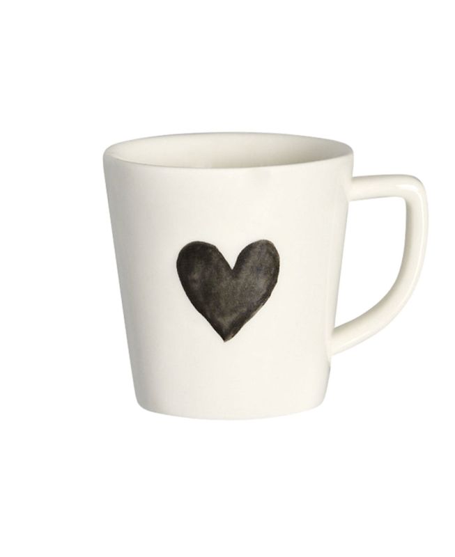 Set 2 tazzine espresso Cuore grigio - Simple Day