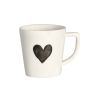 Set 2 tazzine espresso Cuore grigio - Simple Day