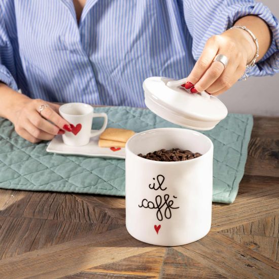 Barattolo in gres "il caffè" - Simple Day