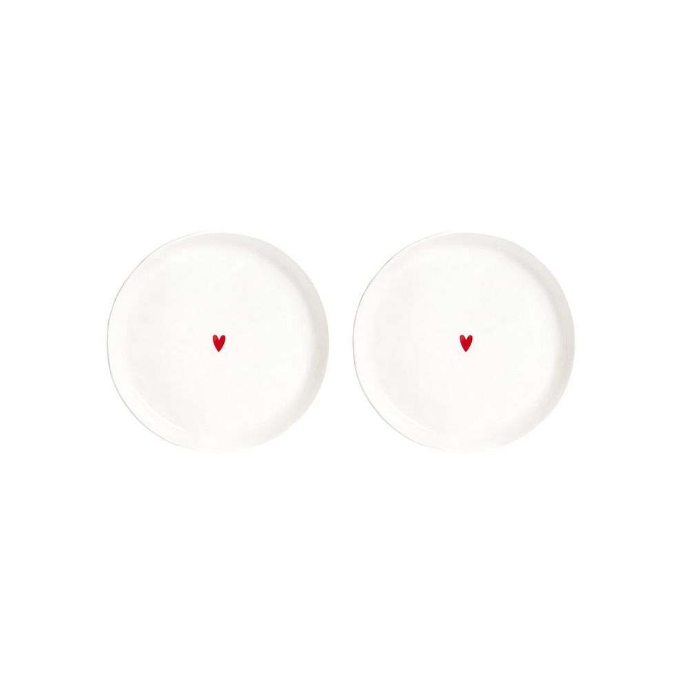 Set due piatti dessert cuore - Simple Day