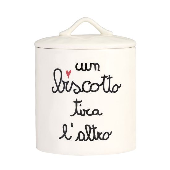 Barattolo in gres "un biscotto tira l'altro" - Simple Day