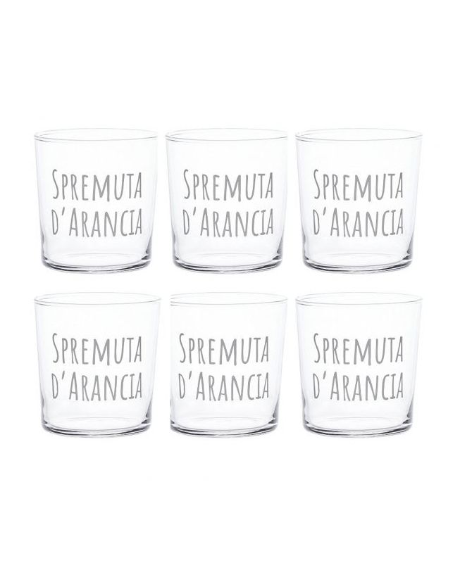 Set 6 Bicchieri "spremuta d'arancia" - Simple Day