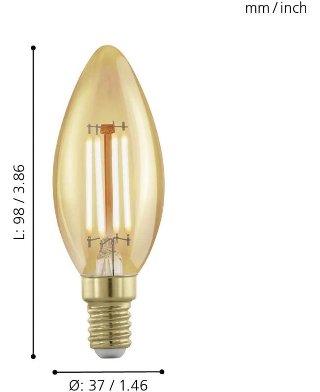 Lampadina 4 W, Led Eglo E14 11698