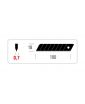 Cutter Black Blade Pro 49036 - Metrica
