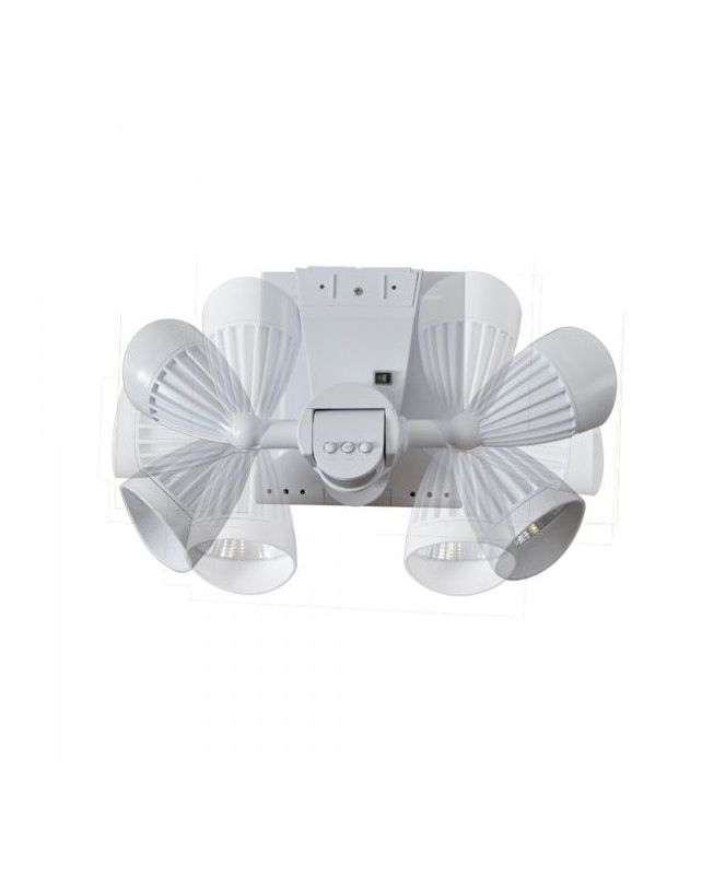 Faretto solare led 2*4w
